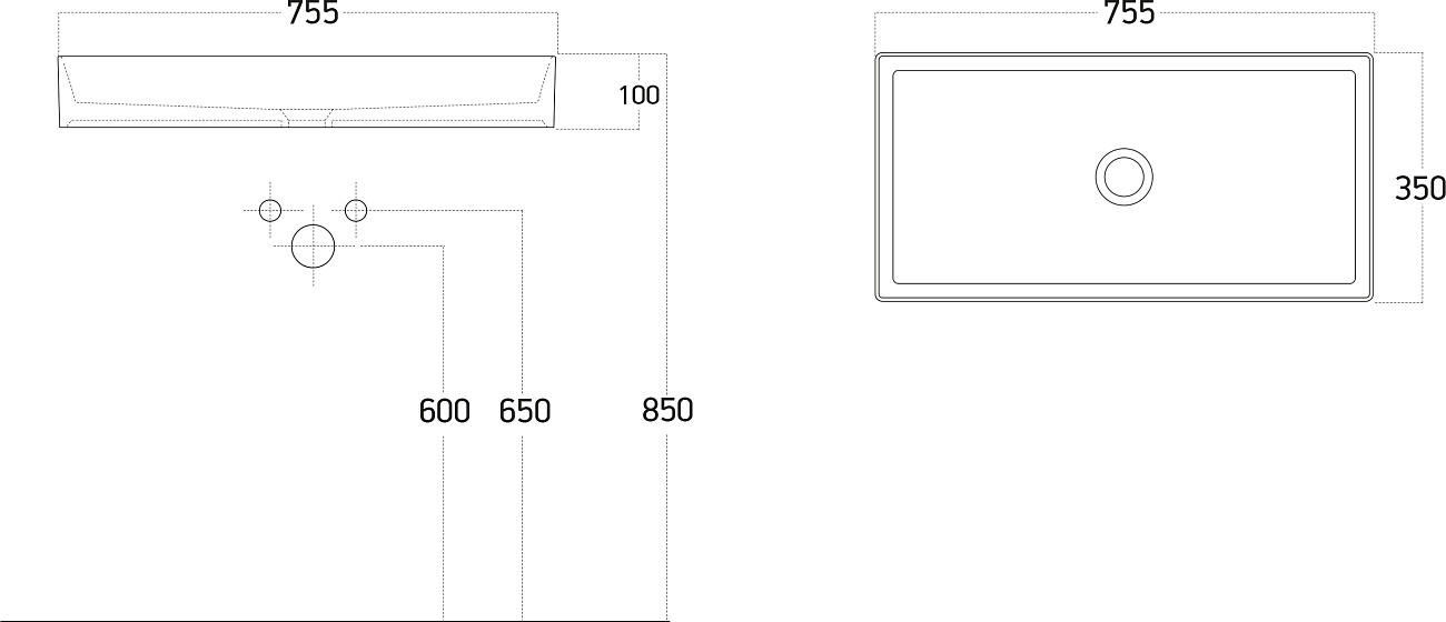 Раковина-чаша фаянсовая 75 см антрацит Stworki "Рандерс" 3075-KL - изображение 2