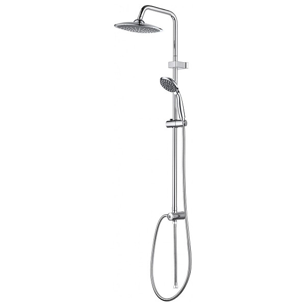 Душевая стойка с верхним душем и держателем хром D&K DC1005506 - изображение 1