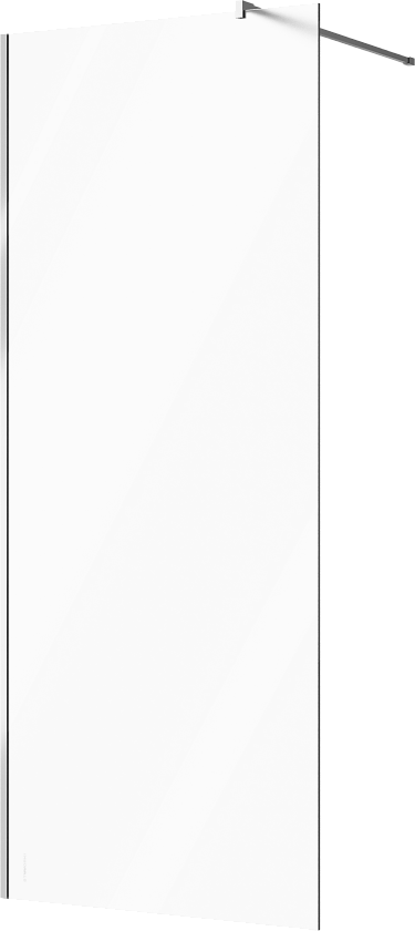 Душевая перегородка стеклянная матовая 90х220 см хром Stworki "Берген ...