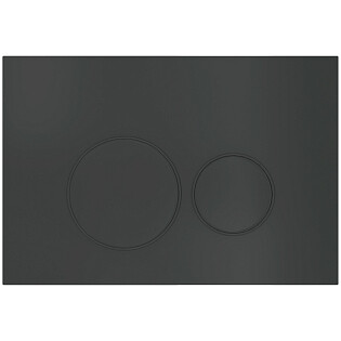 Клавиша смыва для унитаза черная Creto Snap 1.3 KL-CR-1.3-BL