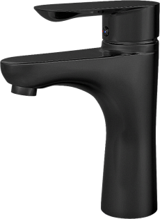 Смеситель для раковины черный Mega Truva MG-Z02-B