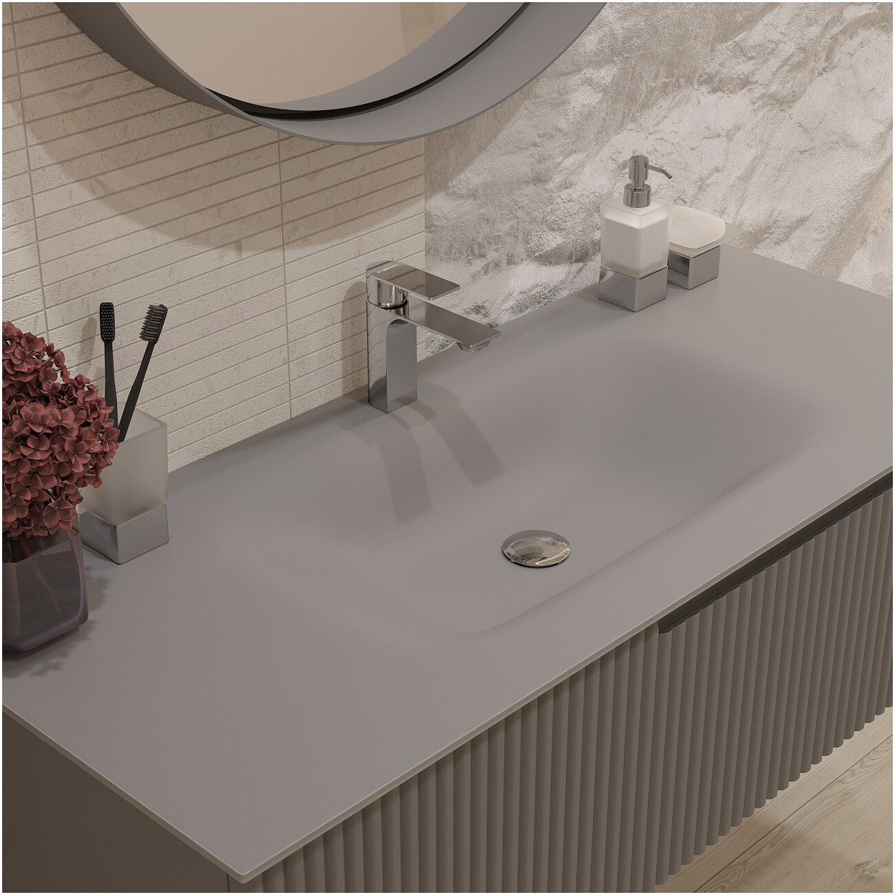 Смеситель для раковины однорычажный хром Stworki "Гриндстед" S29010CR - изображение 6