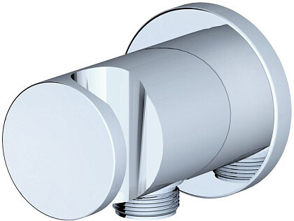 Держатель настенный для ручного душа круглый со шланговым подключением хром Ravak 706.00 X07P206