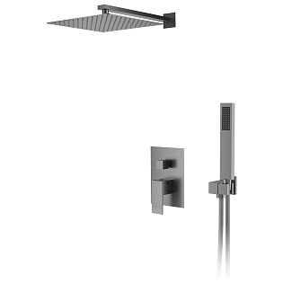 Душевой комплект встраиваемый графит D&K Bayern.Liszt DA1515706A04