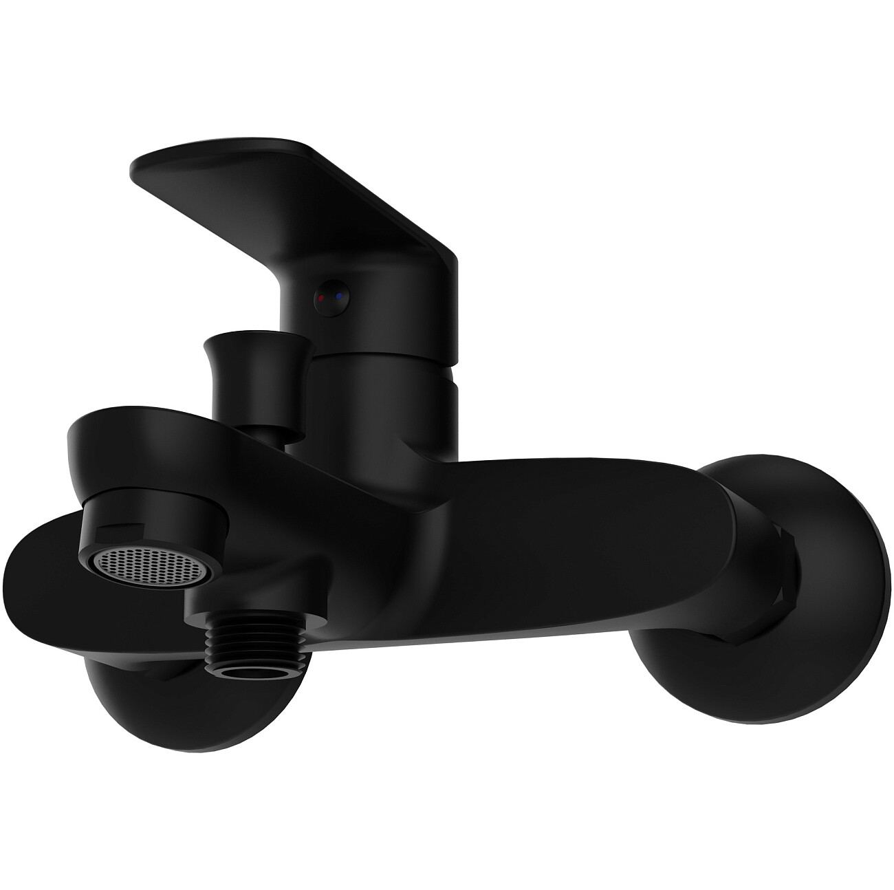 Смеситель для ванны с душем настенный черный Stworki "Хадстен" S17100BK - изображение 8