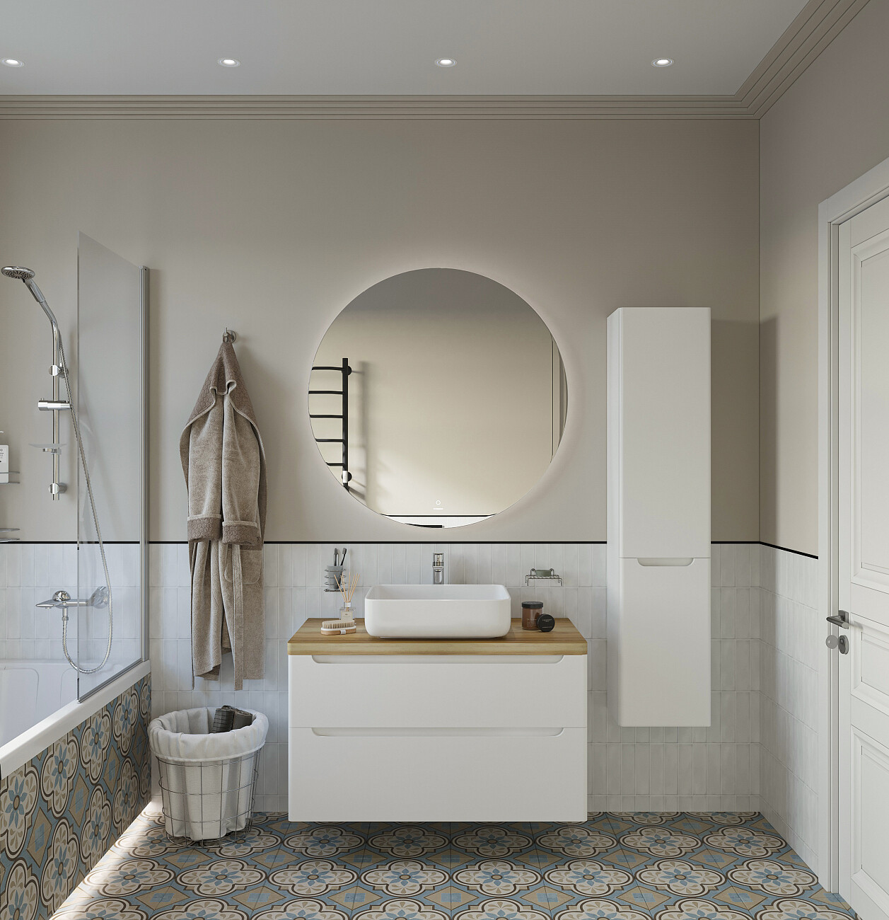 Раковина-чаша фарфоровая 50 см белая Stworki Soul 1 - изображение 4