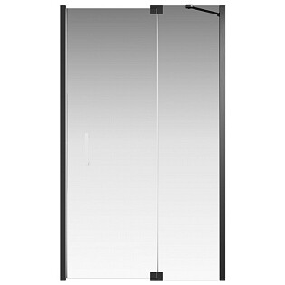 Душевой уголок прямоугольный 100х120 см черный Creto Tenta 123-WTW-120-C-B-8