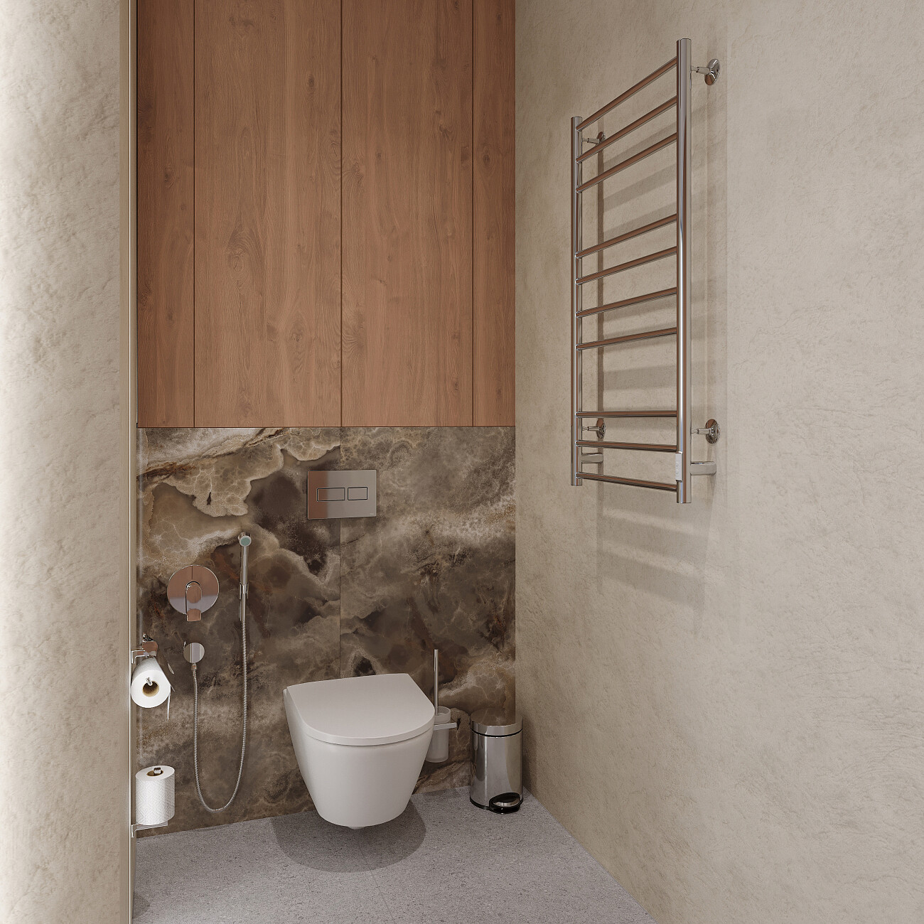 Полотенцесушитель электрический 100х50 см хром Ewrika "Сафо" АС3 4657763847654 - изображение 8