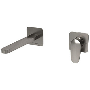 Смеситель для раковины встраиваемый с изливом никель Wasserkraft A1451.274