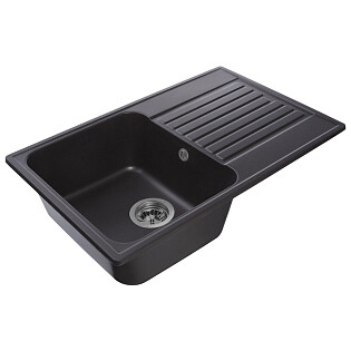 Мойка кухонная черная Reflection Bolero RF0574BL
