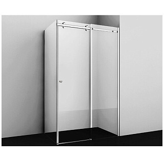 Душевой уголок прямоугольный 110х80 см хром Wasserkraft Vils 56R14