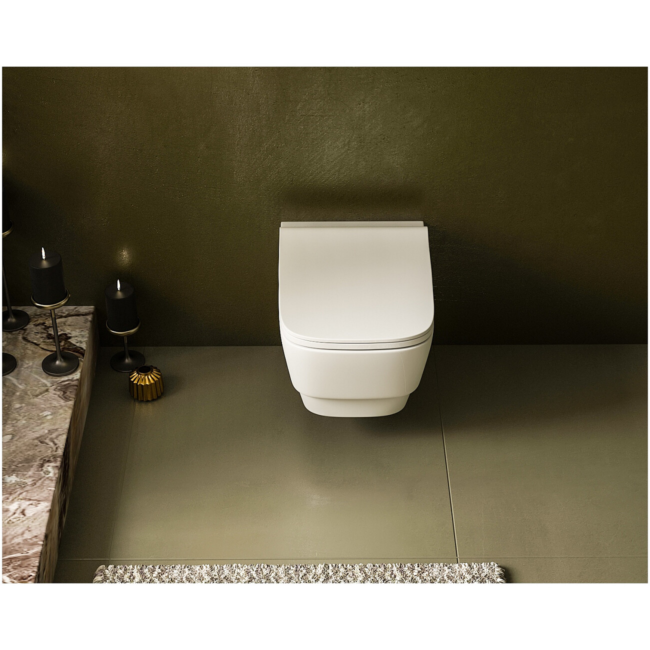 Сиденье для унитаза из дюропласта прямоугольное с микролифтом белое Dreja Enzo 88.0002 - изображение 2