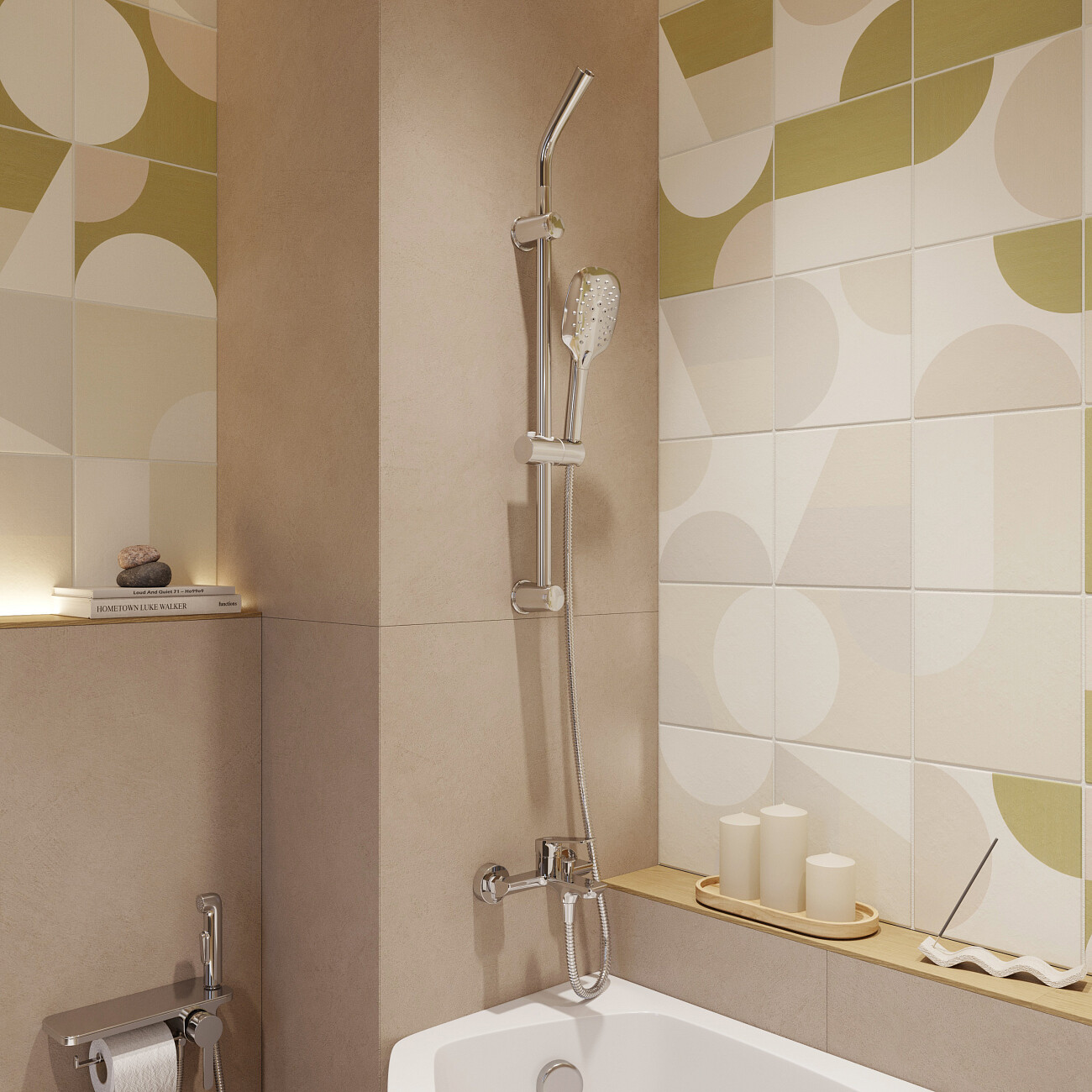 Смеситель для ванны однорычажный хром Stworki "Монтре" MO-02cr - изображение 4