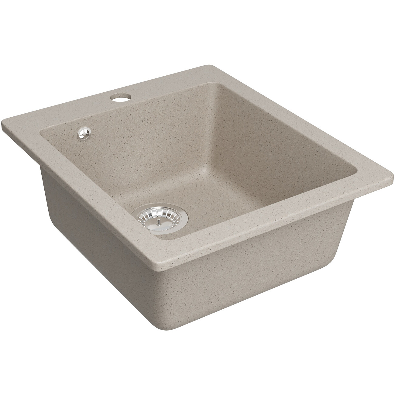 Мойка кухонная бежевая Domaci "Болонья" М-08-003 - изображение 9