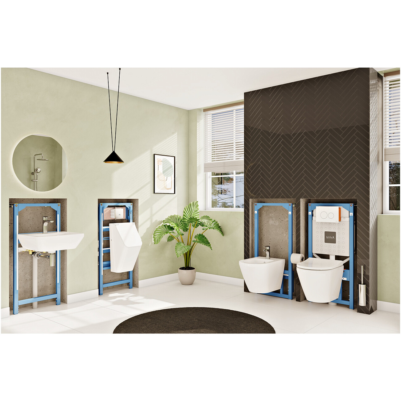 Рама скрытого монтажа для писсуара Vitra Frame 880-3800 - изображение 2