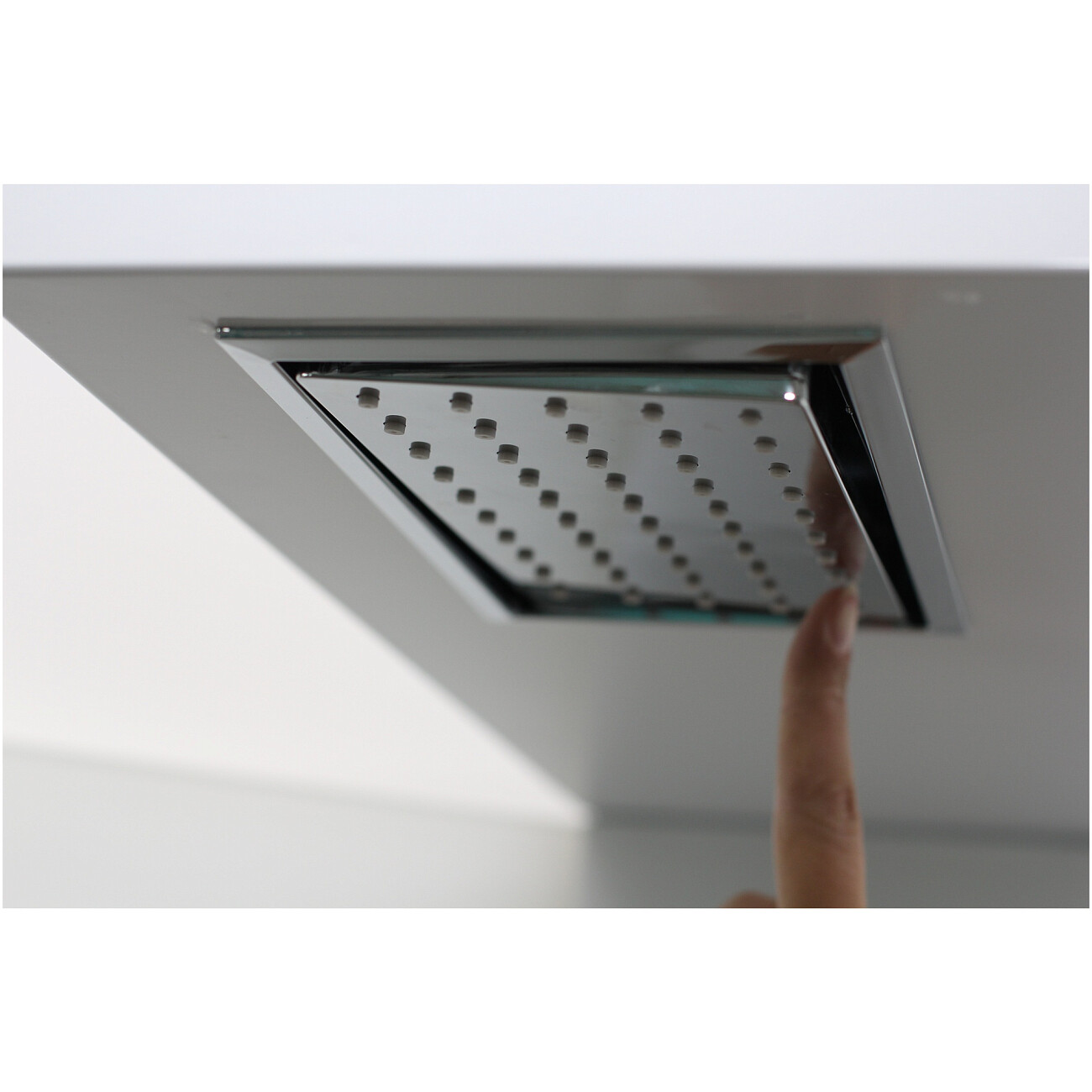 Душевая кабина квадратная без крыши с низким поддоном 90х90 см хром Cerutti SPA Bella 901T - изображение 13