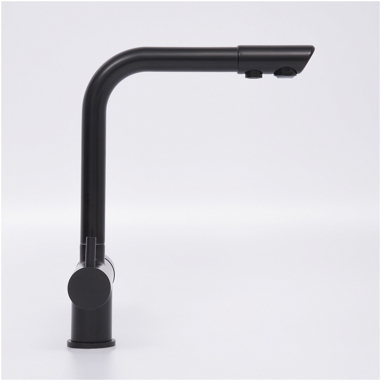 Смеситель для кухни под фильтр из латуни черный Wasserkraft A8367 - изображение 8