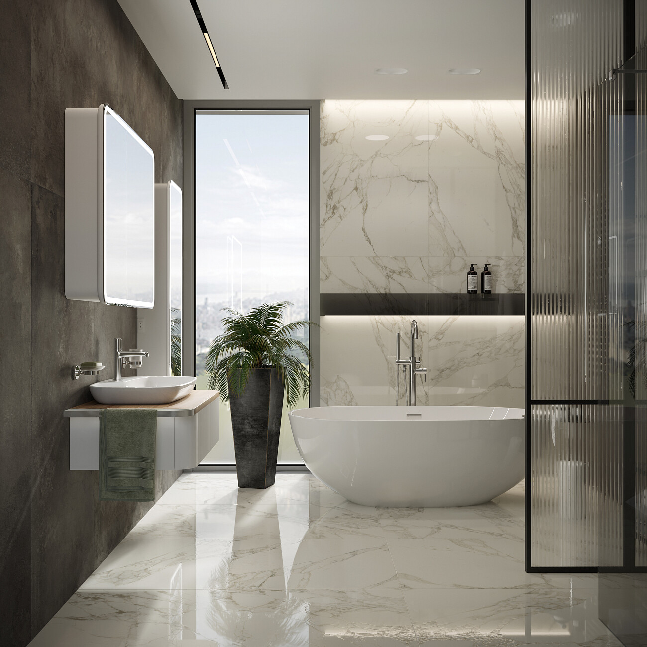 Смеситель для ванны напольный однорычажный с душевой лейкой хром Stworki "Эстерсунд" ES-06cr - изображение 7