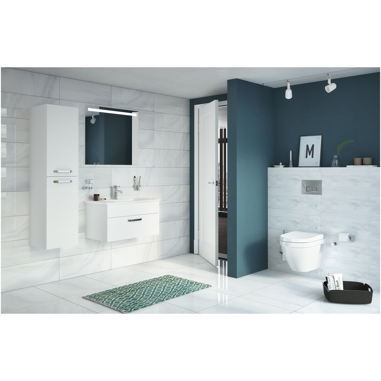 Унитаз подвесной безободковый белый Vitra S50 Rim-Ex 7740B003-0075 - изображение 4