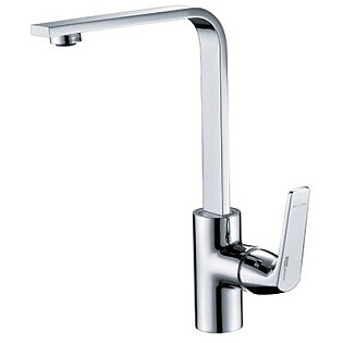 Смеситель для кухни из латуни хром Wasserkraft 1907