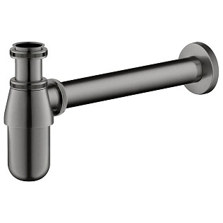 Сифон для раковины черный хром Aquatek AQ6014BGM