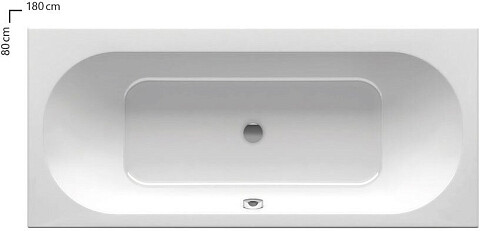 Ванна акриловая 180х80 см белая Ravak City C920000000