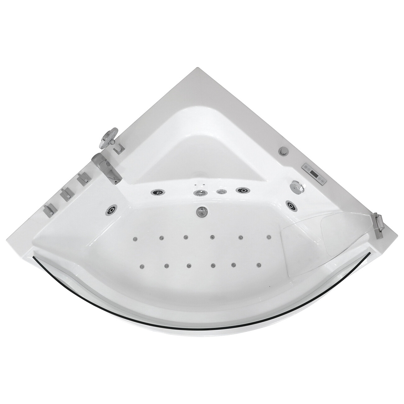 Ванна акриловая гидромассажная белая Cerutti SPA C-401 - изображение 8