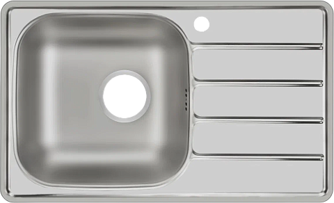 Мойка кухонная сталь Domaci &quot;Равенна&quot; Rand DGR 780х480 (6) L2TG L