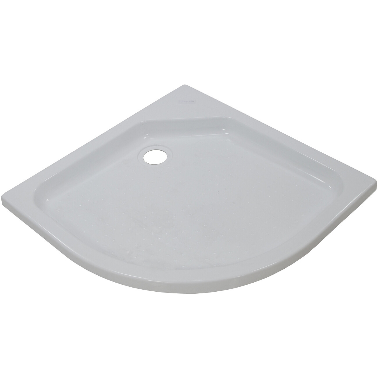 Поддон для душа акриловый четверть круга 90х90 см белый Diwo R 17-90 Щ0000055625 - изображение 10