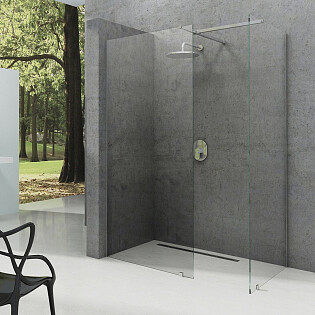 Душевая перегородка 120х200 см прозрачная, хром Ravak ST Walk-In Wall