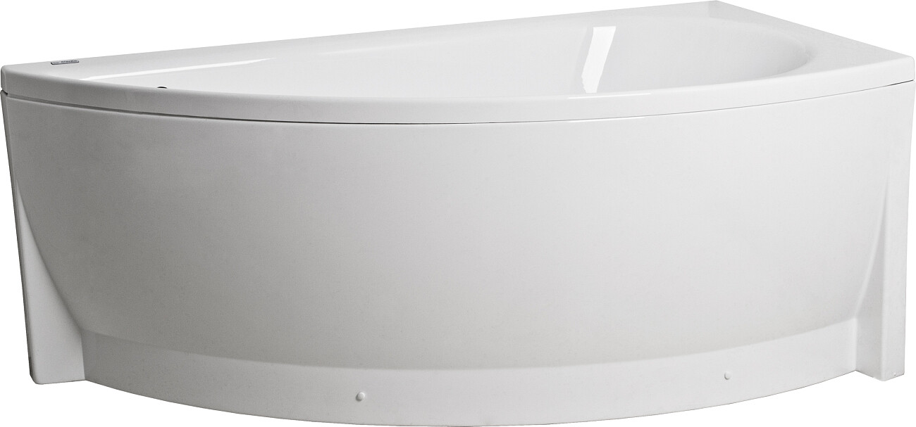 Ванна акриловая угловая с каркасом 150х75 см белая Stworki "Лунд" R LU15075R, R15075LR - изображение 4