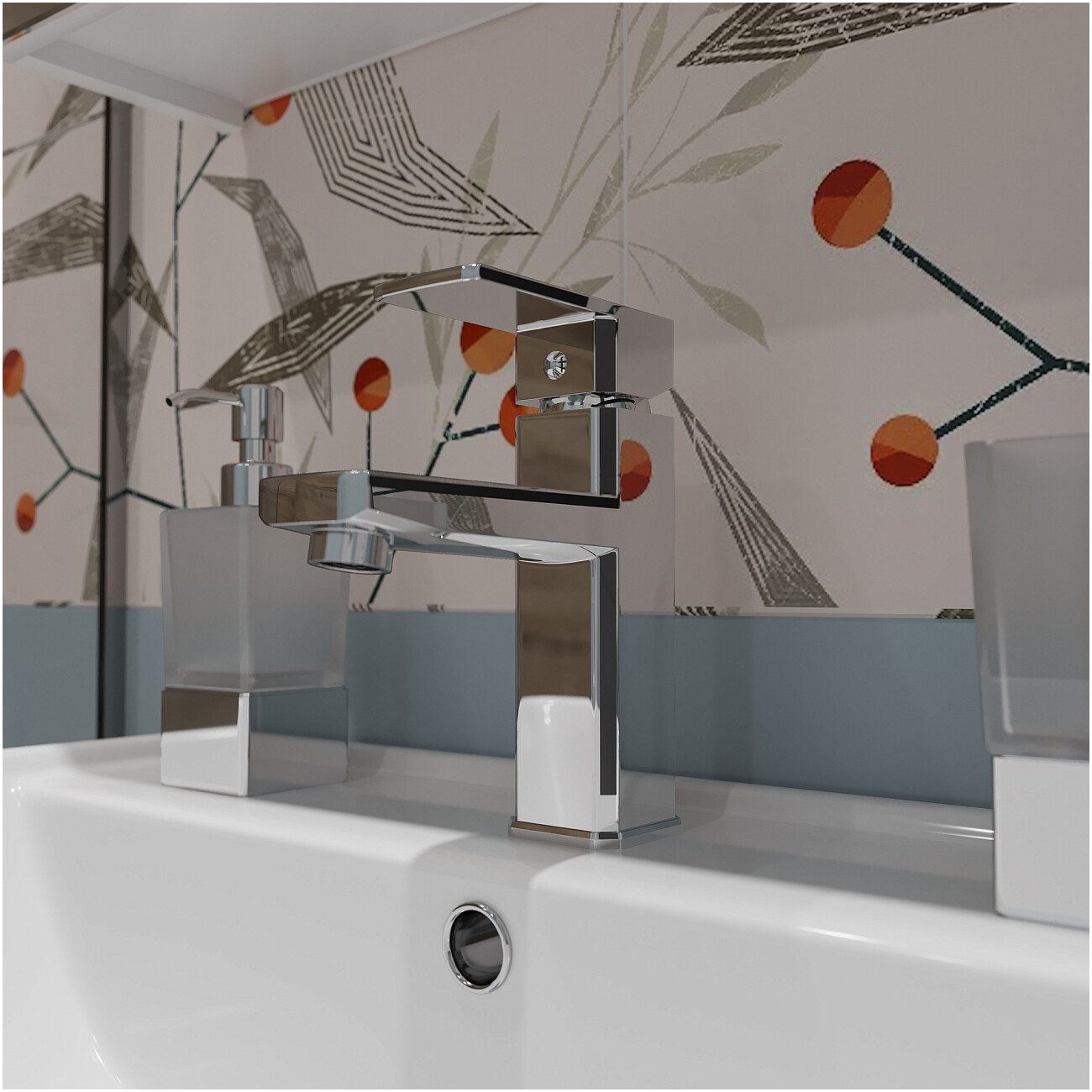 Смеситель для раковины хром Diwo "Суздаль" SU-01cr - изображение 2