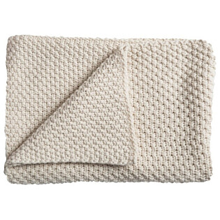 Плед детский хлопковый 75х100 см кремовый Sunny