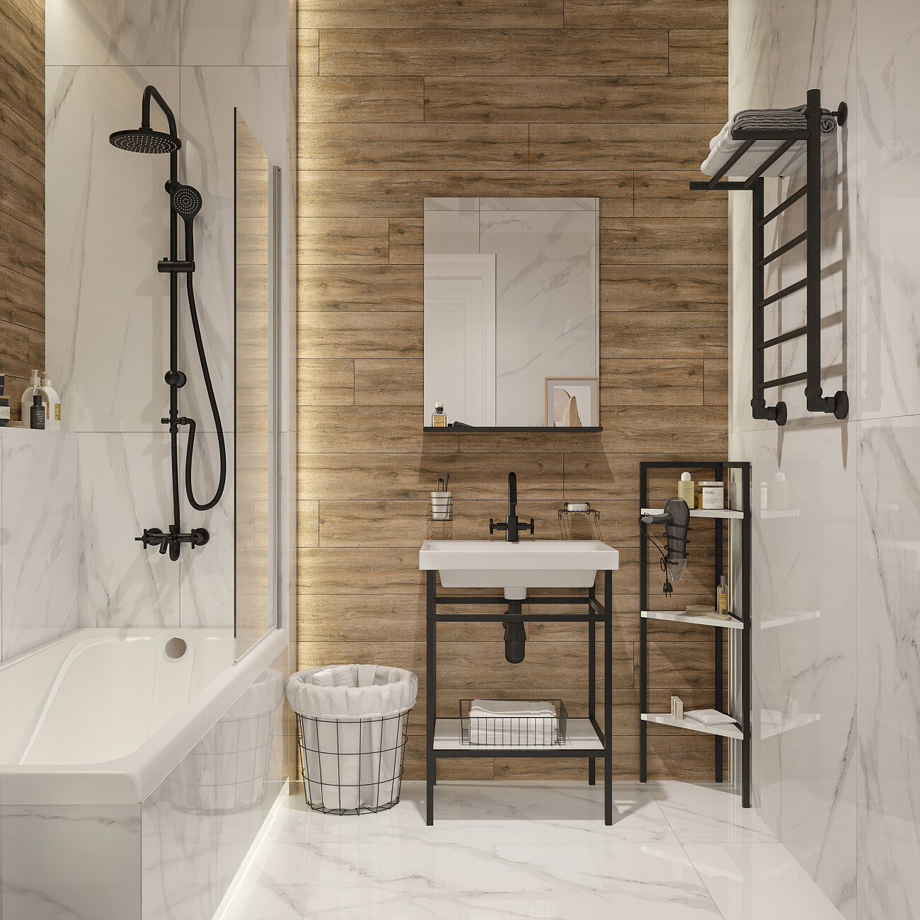 Акриловая ванна с ножками 165x70 см белая Diwo "Самара" Щ0000046594, Щ0000048583 - изображение 10