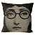 Подушка с портретом Лины Пьеро Форназетти Glasses