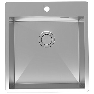 Кухонная мойка из нержавеющей стали 50х46 см полированная сталь Reflexion Iseo RX2246SS