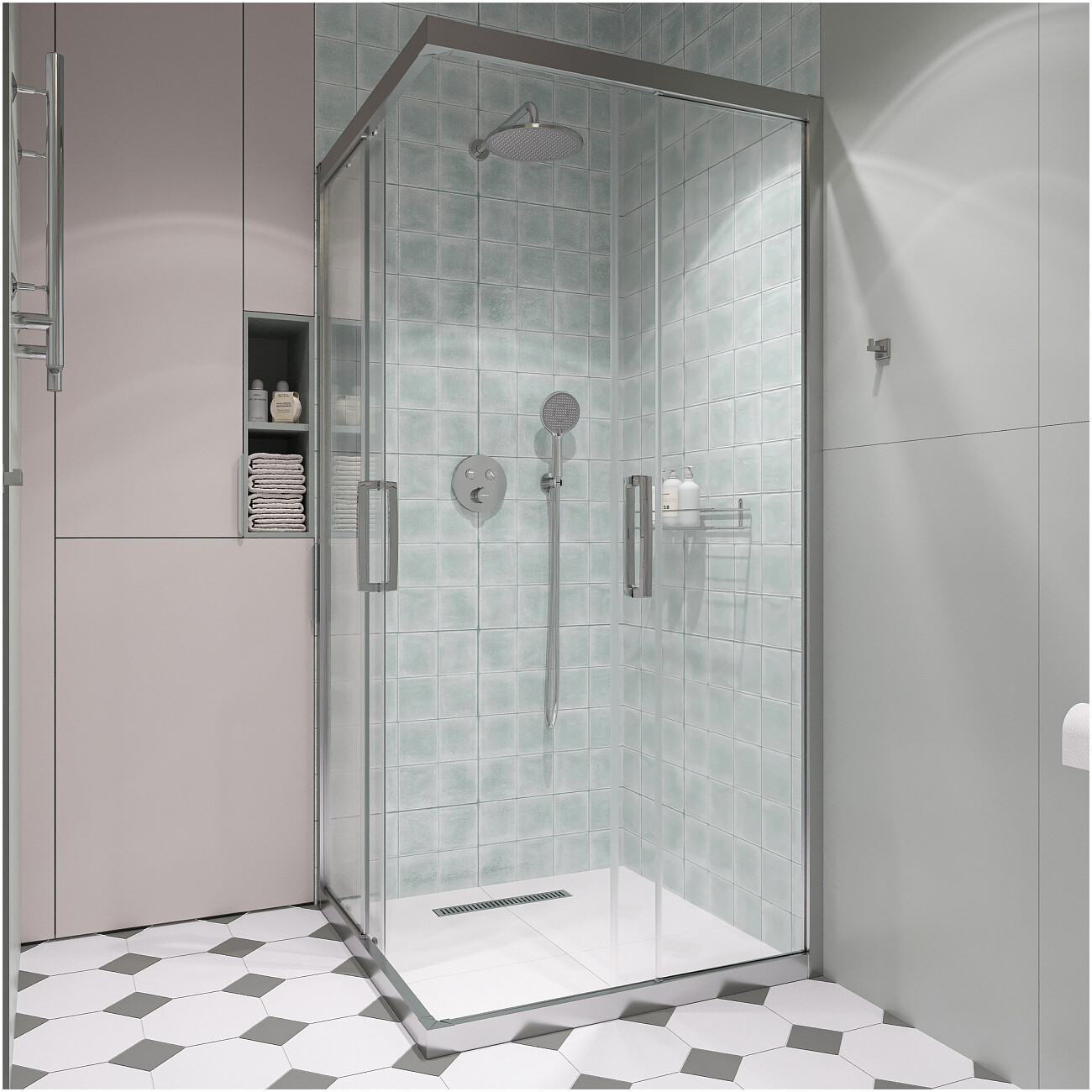 Душевой комплект хром Stworki "Левангер" S07200CR - изображение 8