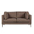 Диван Box Light прямой коричневый