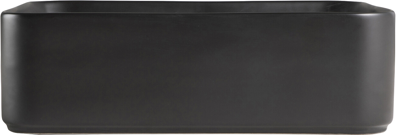 Раковина накладная фарфоровая прямоугольная 35х47 см черная Stworki "Карлстад" KS-02RN - изображение 4