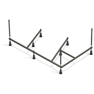 Рама для ванны стальная 150 см черная Cersanit Joanna K-RW-JOANNA*150n