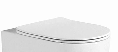 Сиденье для унитаза с микролифтом белое Aquatek &quot;Европа&quot; AQ0009-00