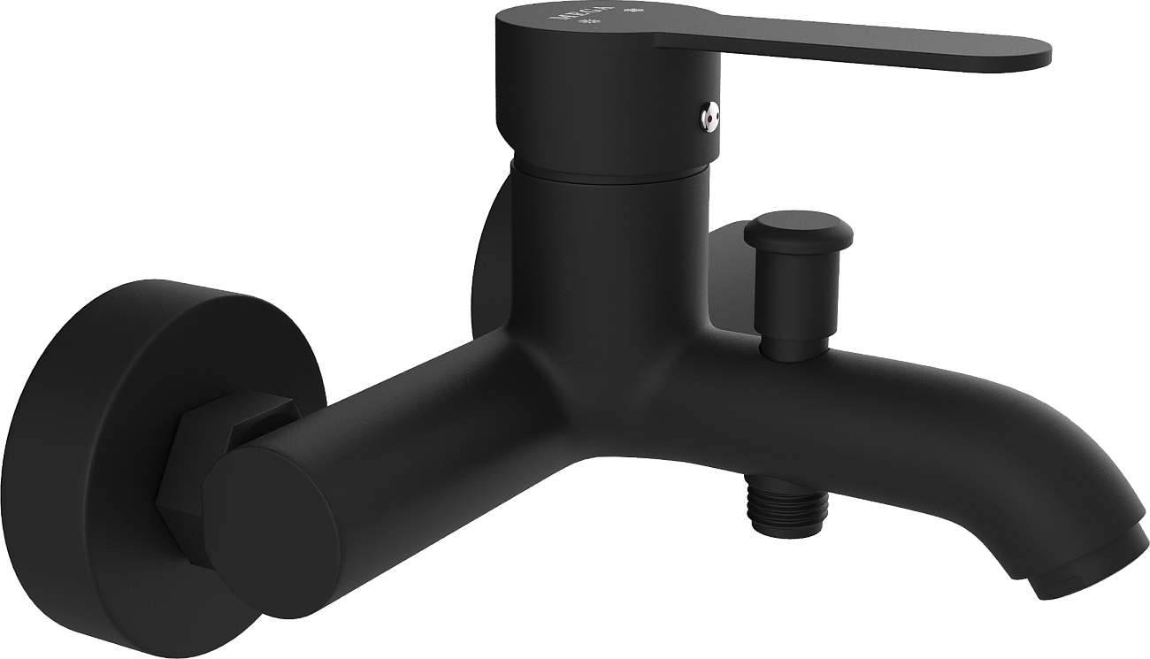 Смеситель для ванны с душем черный Mega City MG-ZRV103-B - изображение 7