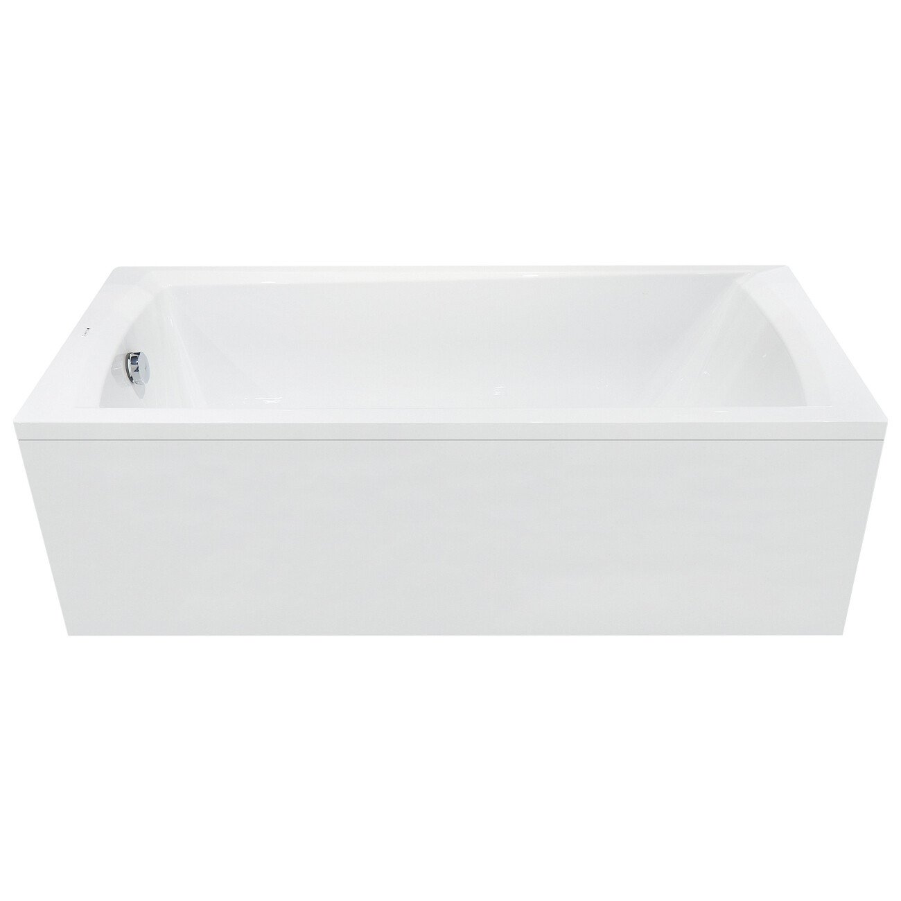 Ванна акриловая прямоугольная 75х170 см белая Creto Ares 1-1144 - изображение 3