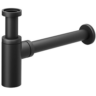 Сифон для раковины телескопический матовый черный Ravak X01747