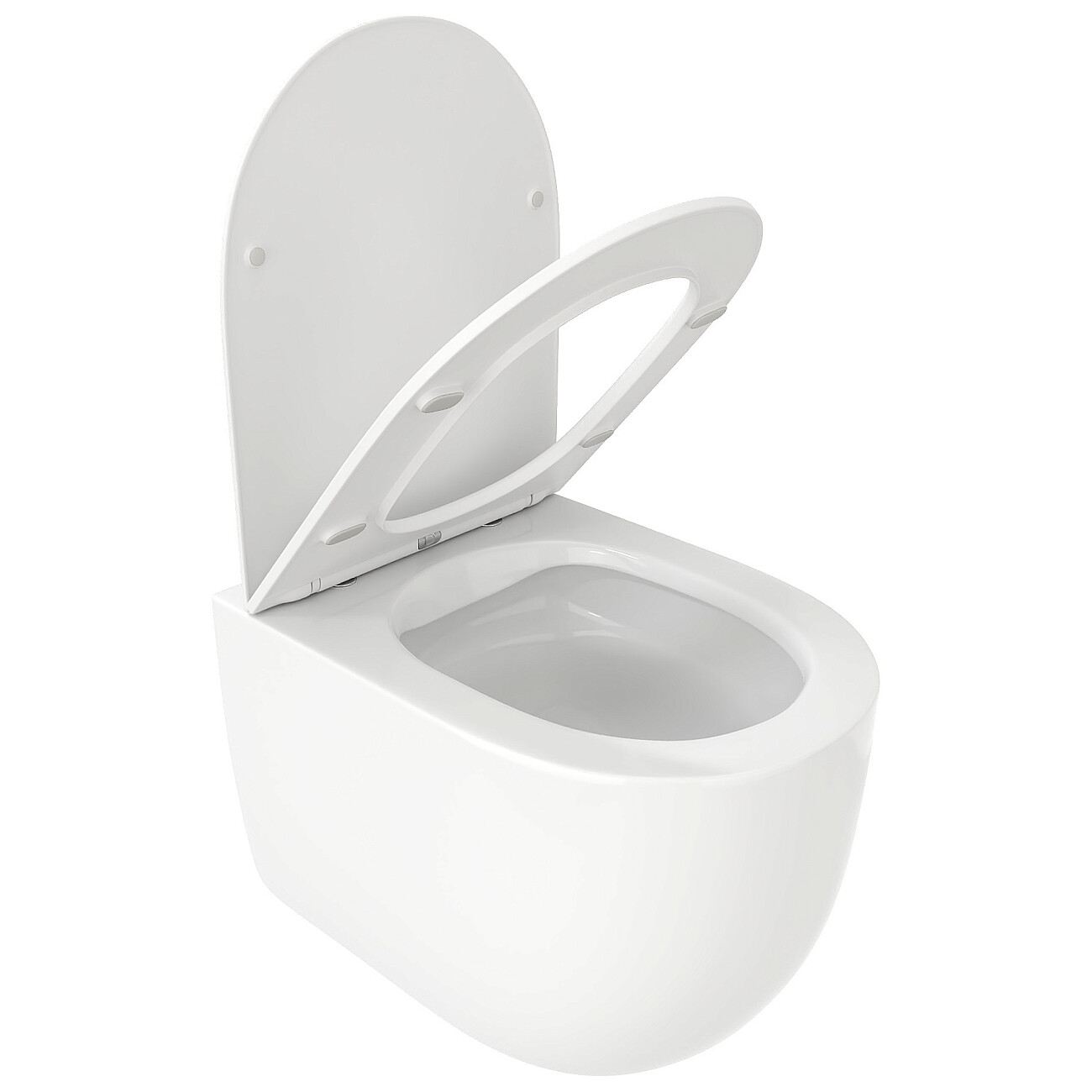 Унитаз подвесной безободковый белый Cerutti SPA Oglio Aria CT8909 - изображение 2