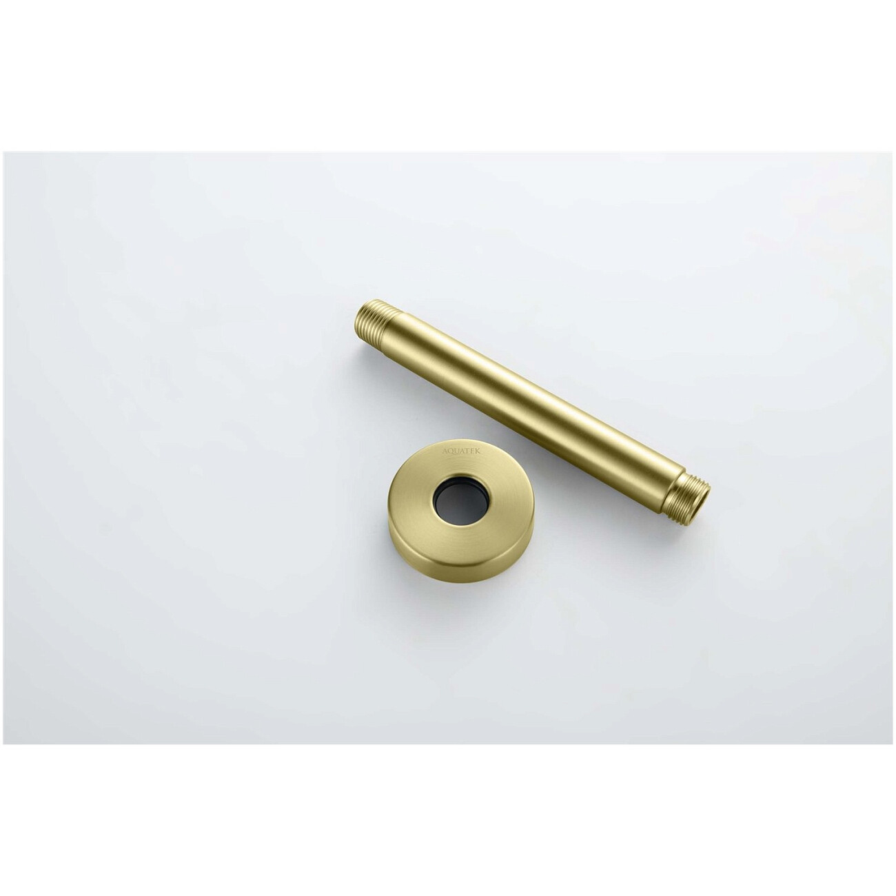Держатель потолочный для верхнего душа 15 см шлифованное золото Aquatek AQ2171BG - изображение 2