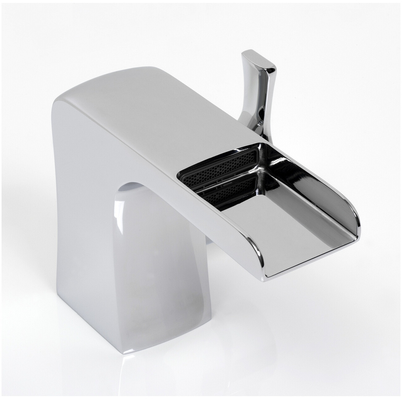 Смеситель для раковины каскадный из латуни хром Wasserkraft 4869 - изображение 8