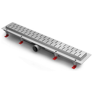 Душевой лоток с решеткой 75 см хром Creto Snake CRE-750 SH