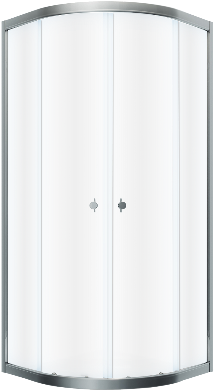 Душевой уголок 89x89 см с низким поддоном прозрачный, хром Diwo "Псков" - изображение 7