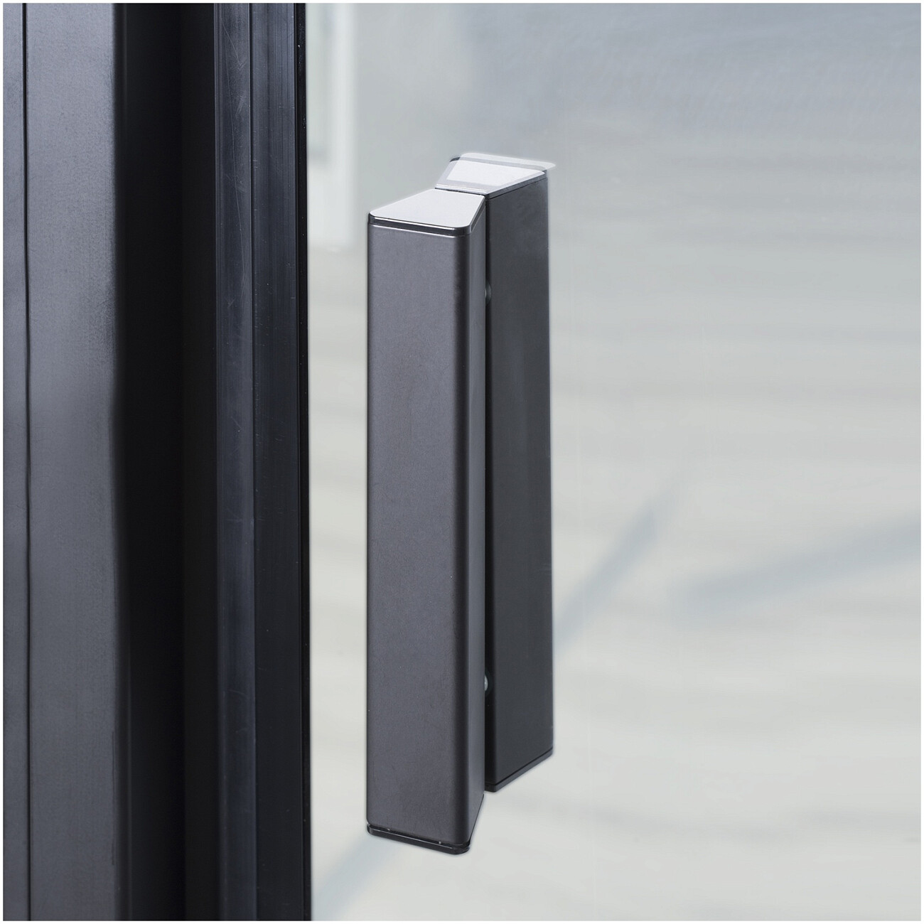 Душевой уголок прямоугольный 90х100 см черный Wasserkraft Elbe 74P18 - изображение 18